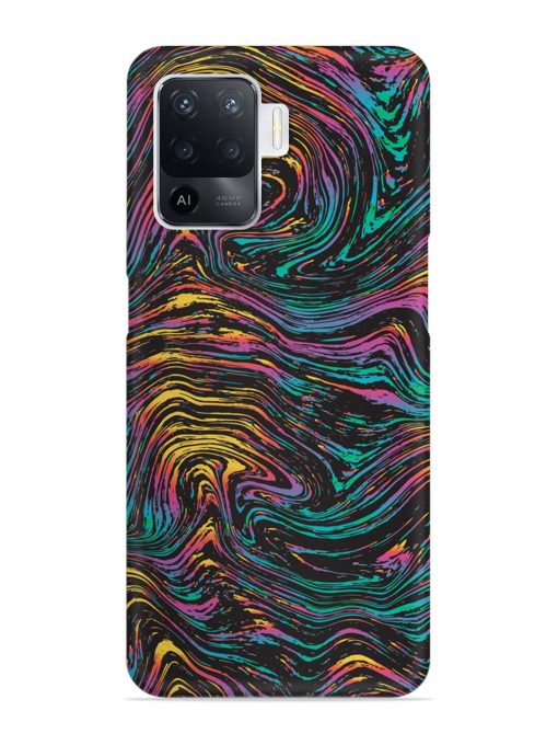 Abstract Liquid Colors Snap Case for Oppo F19 Pro Zapvi