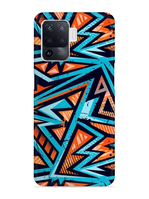 Abstract Seamless Grunge Snap Case for Oppo F19 Pro Zapvi