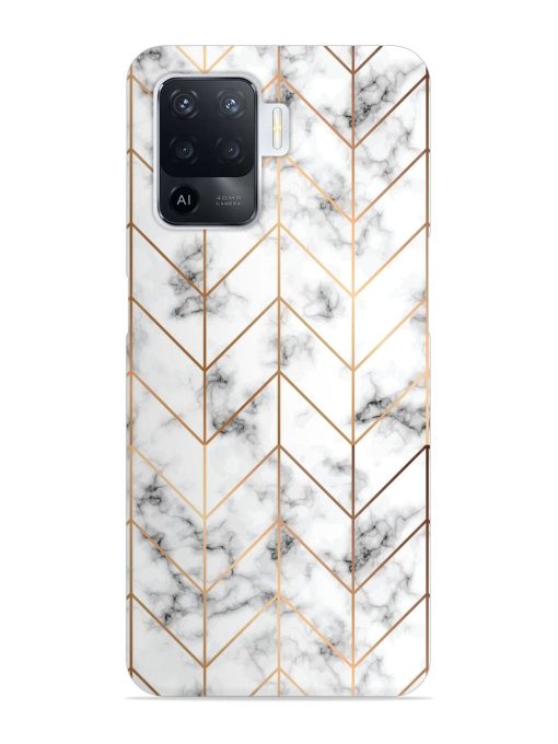 Vector Marble Texture Snap Case for Oppo F19 Pro Zapvi