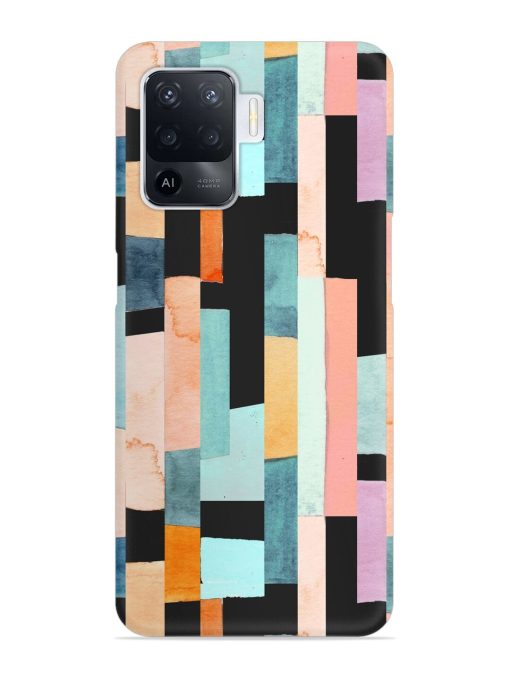 Geometric Seamless Pattern Snap Case for Oppo F19 Pro