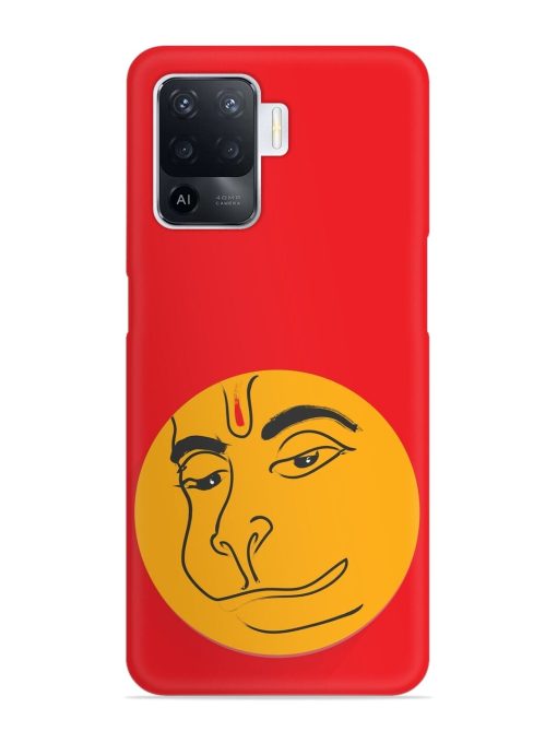 Lord Hanuman Vector Snap Case for Oppo F19 Pro