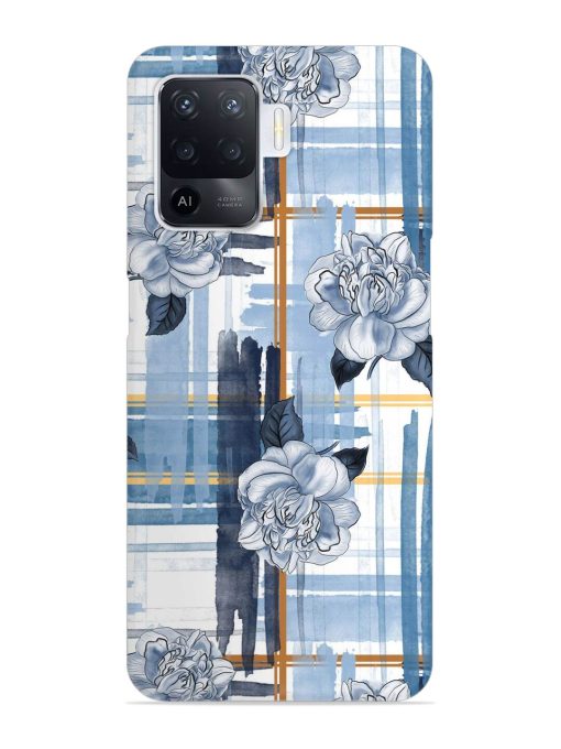 Watercolor Pattern Rose Snap Case for Oppo F19 Pro Zapvi