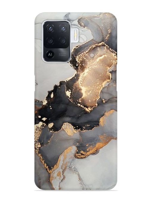 Luxury Abstract Fluid Snap Case for Oppo F19 Pro Zapvi