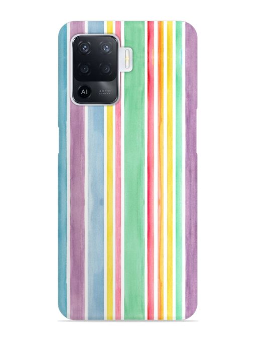 Hand Drawn Watercolor Snap Case for Oppo F19 Pro