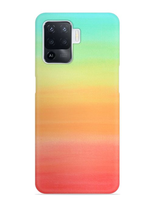 Background Sky Watercolor Snap Case for Oppo F19 Pro Zapvi