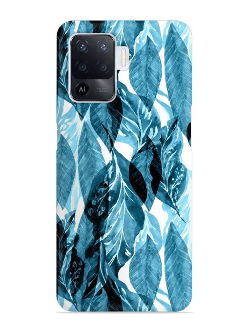 Leaves Pattern Jungle Snap Case for Oppo F19 Pro