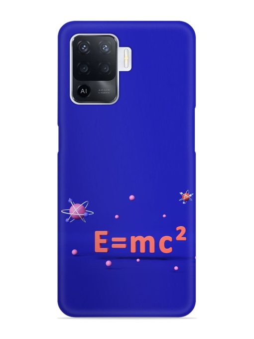 Formula Relativity Equation Snap Case for Oppo F19 Pro Zapvi