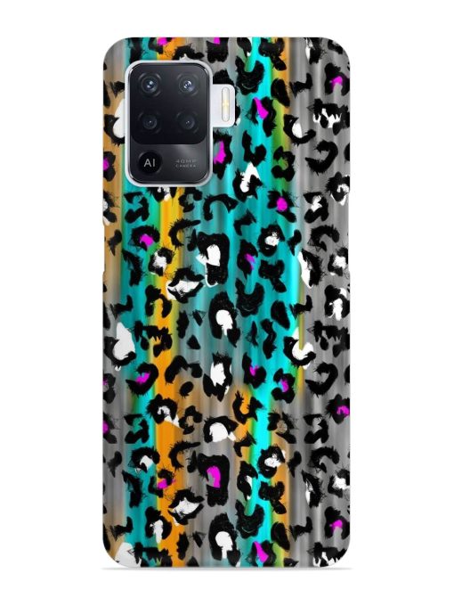 Mix Animal Skin Snap Case for Oppo F19 Pro