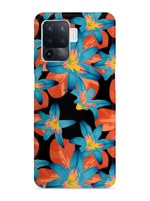 Philippine Flowers Seamless Snap Case for Oppo F19 Pro