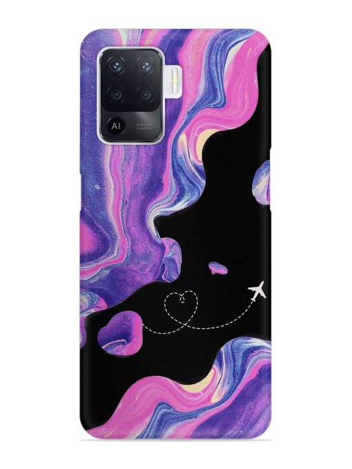 Glitter Art Snap Case for Oppo F19 Pro