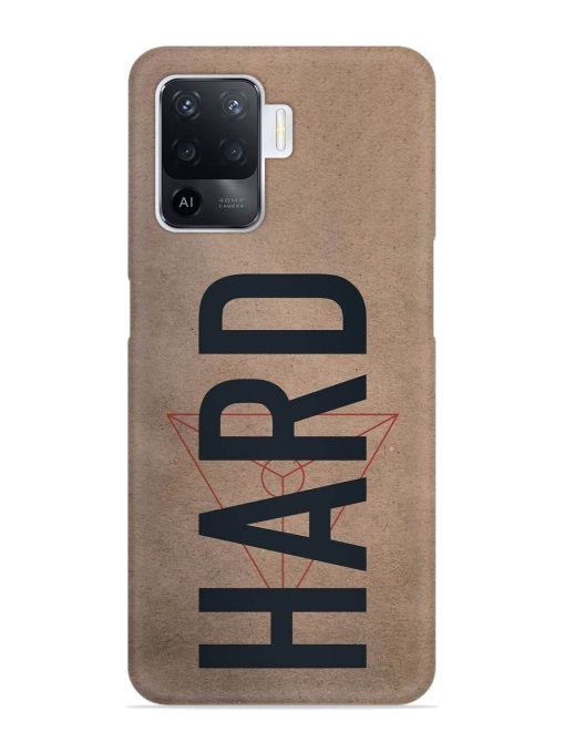 Hard Typo Snap Case for Oppo F19 Pro