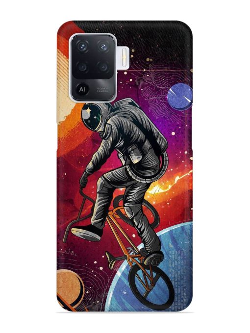 Super Eclipse Bmx Bike Snap Case for Oppo F19 Pro Zapvi