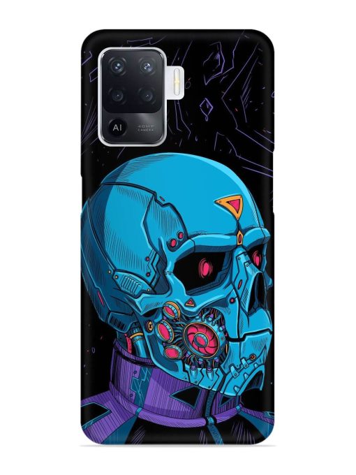 Skull Robo Vector Snap Case for Oppo F19 Pro Zapvi