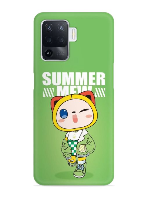 Summer Mew Snap Case for Oppo F19 Pro