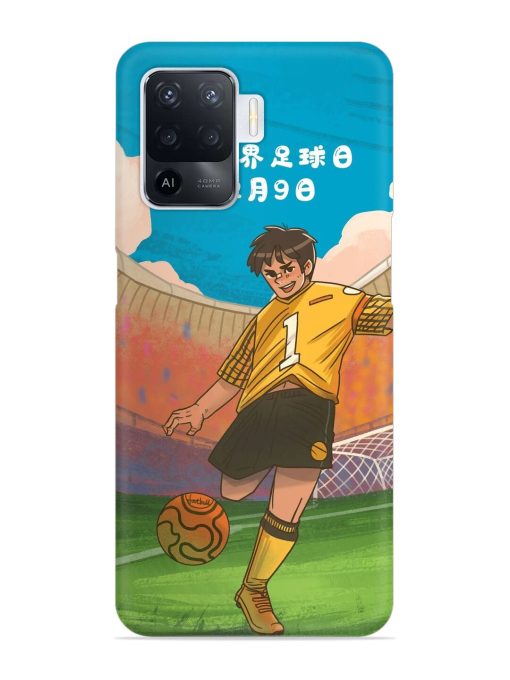 Soccer Kick Snap Case for Oppo F19 Pro