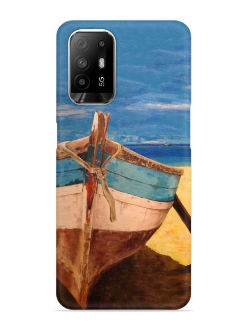 Canvas Painting Snap Case for Oppo F19 Pro Plus