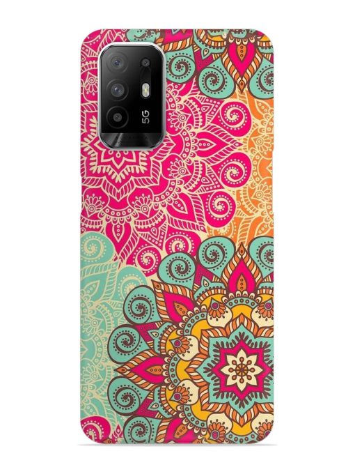 Mandala Seamless Snap Case for Oppo F19 Pro Plus