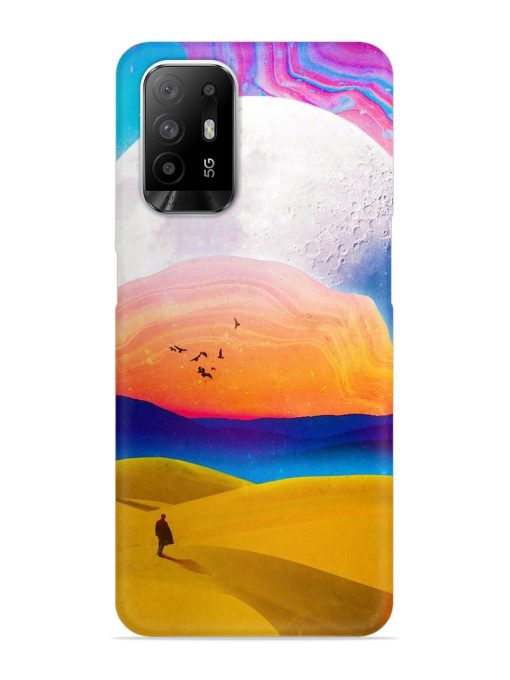 Sandy Desert Snap Case for Oppo F19 Pro Plus