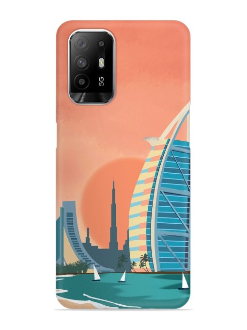 Dubai Architectural Scenery Snap Case for Oppo F19 Pro Plus Zapvi