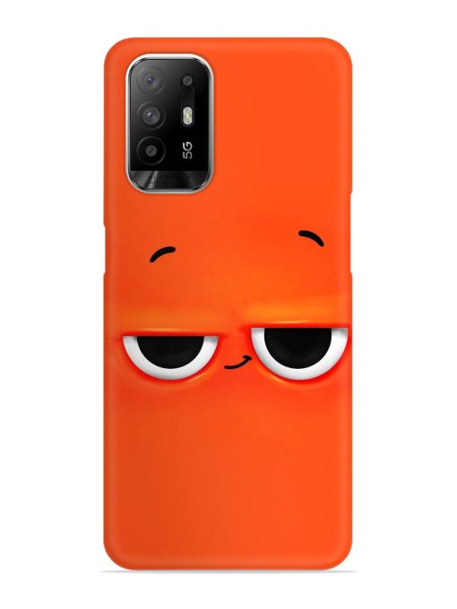 Smiley Face Snap Case for Oppo F19 Pro Plus