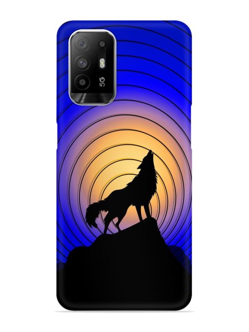 Fox Roaring Design Snap Case for Oppo F19 Pro Plus Zapvi