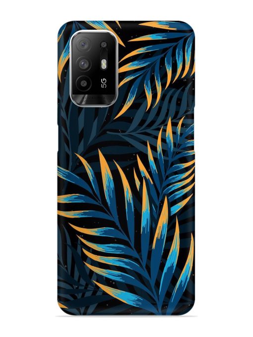 Abstract Leaf Art Snap Case for Oppo F19 Pro Plus Zapvi