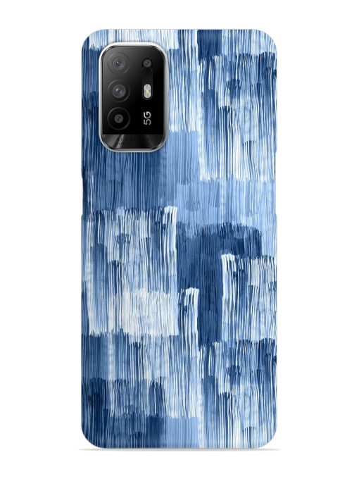 Abstract Pattern Stripes Snap Case for Oppo F19 Pro Plus