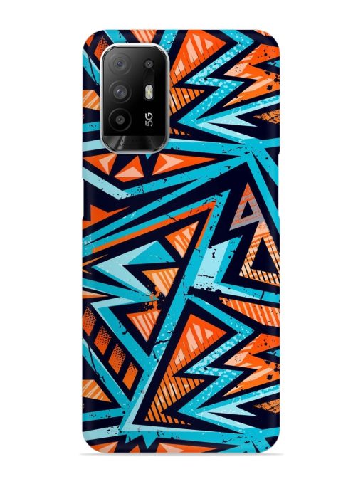 Abstract Seamless Grunge Snap Case for Oppo F19 Pro Plus