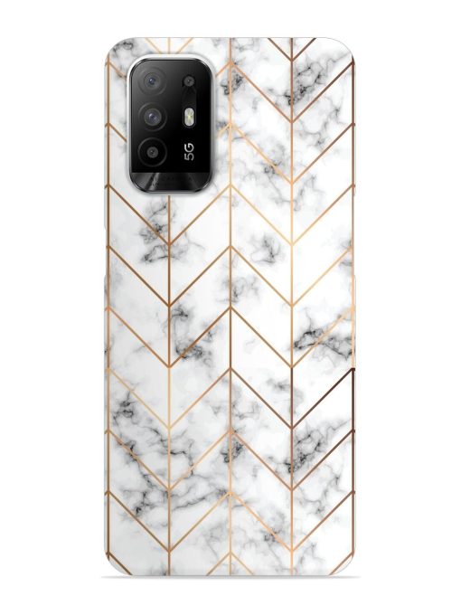 Vector Marble Texture Snap Case for Oppo F19 Pro Plus