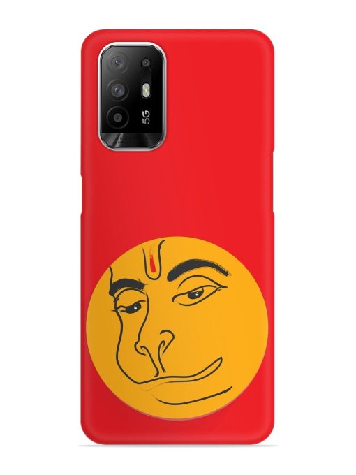 Lord Hanuman Vector Snap Case for Oppo F19 Pro Plus