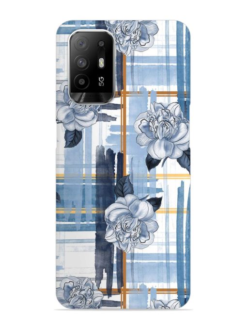 Watercolor Pattern Rose Snap Case for Oppo F19 Pro Plus Zapvi