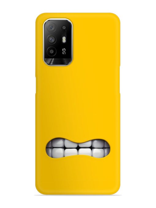 Mouth Character On Snap Case for Oppo F19 Pro Plus