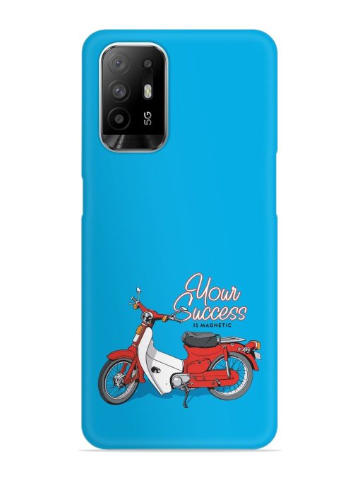 Motorcycles Image Vector Snap Case for Oppo F19 Pro Plus Zapvi