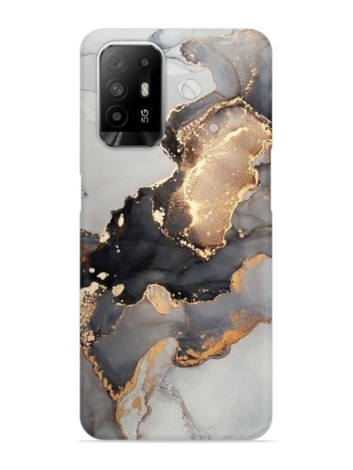 Luxury Abstract Fluid Snap Case for Oppo F19 Pro Plus