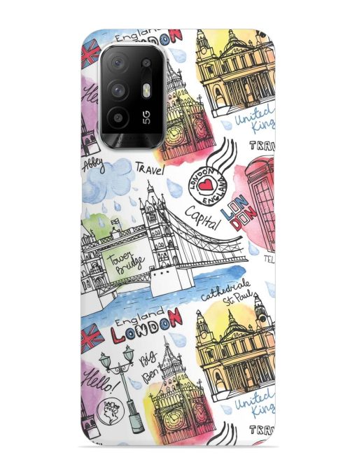 Vector London Landmark Snap Case for Oppo F19 Pro Plus