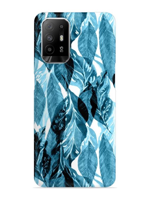 Leaves Pattern Jungle Snap Case for Oppo F19 Pro Plus