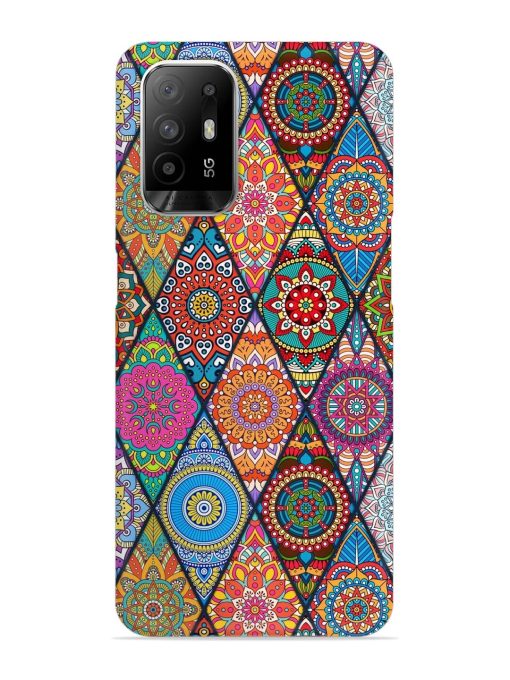 Seamless Tile Pattern Snap Case for Oppo F19 Pro Plus