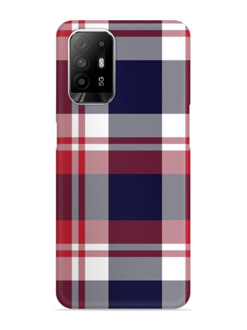 Classic Plaid Tartan Snap Case for Oppo F19 Pro Plus Zapvi