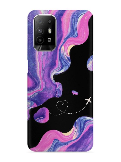 Glitter Art Snap Case for Oppo F19 Pro Plus Zapvi