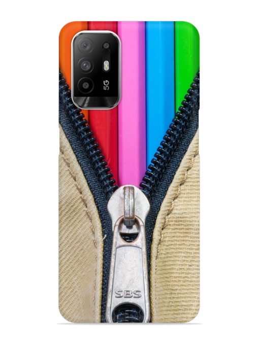 Zip In Color Snap Case for Oppo F19 Pro Plus Zapvi