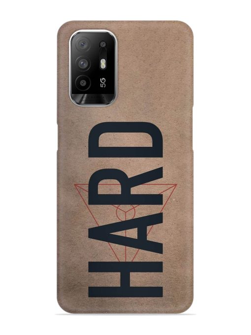 Hard Typo Snap Case for Oppo F19 Pro Plus