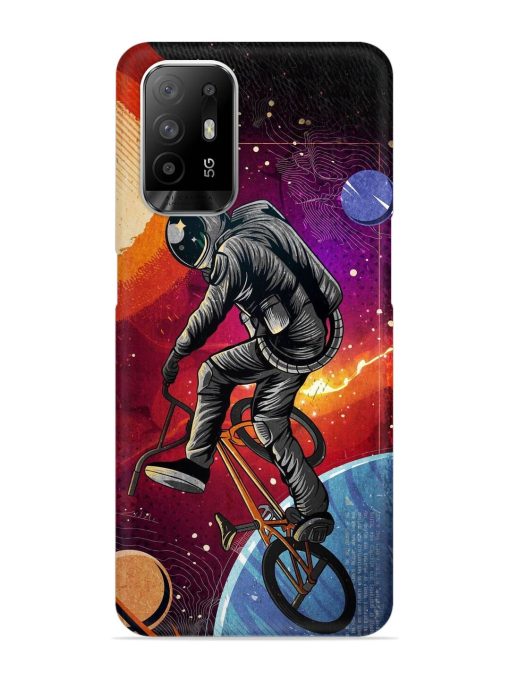 Super Eclipse Bmx Bike Snap Case for Oppo F19 Pro Plus Zapvi