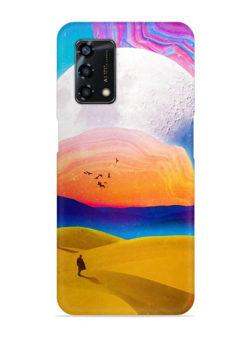 Sandy Desert Snap Case for Oppo F19S Zapvi