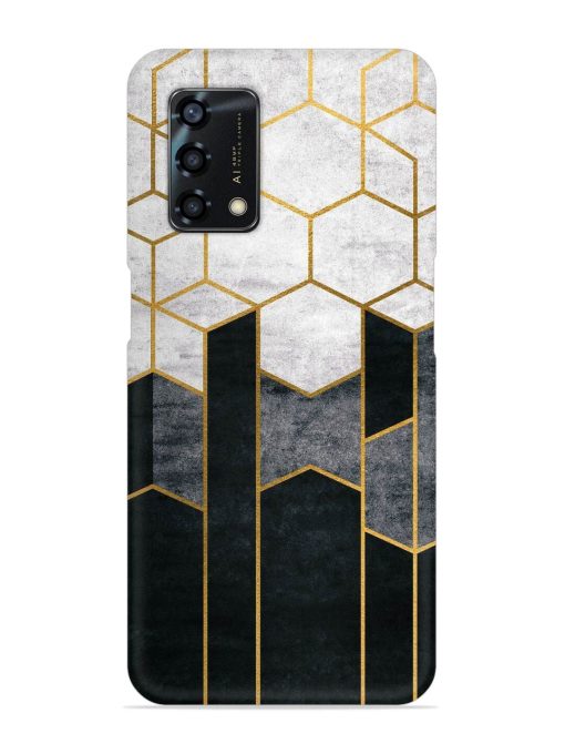 Cube Marble Art Snap Case for Oppo F19S Zapvi