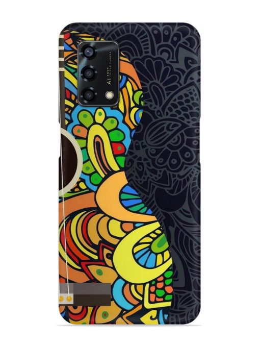 Guitar Vector Art Snap Case for Oppo F19S