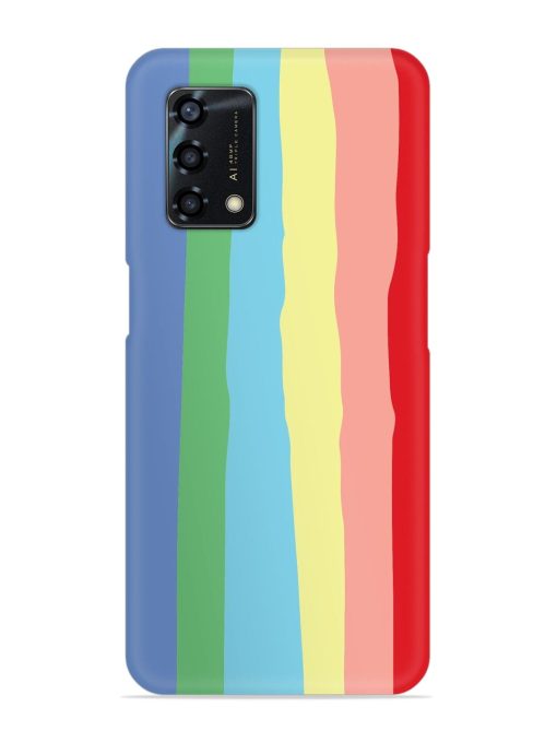 Rainbow Premium Shade Snap Case for Oppo F19S Zapvi