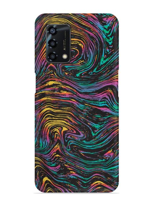 Abstract Liquid Colors Snap Case for Oppo F19S