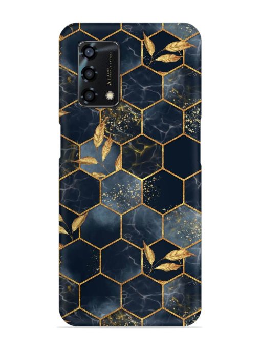 Marble Hexagon Seamless Snap Case for Oppo F19S Zapvi