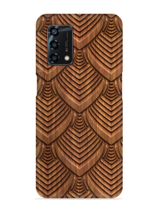 Carved Pattern On Snap Case for Oppo F19S