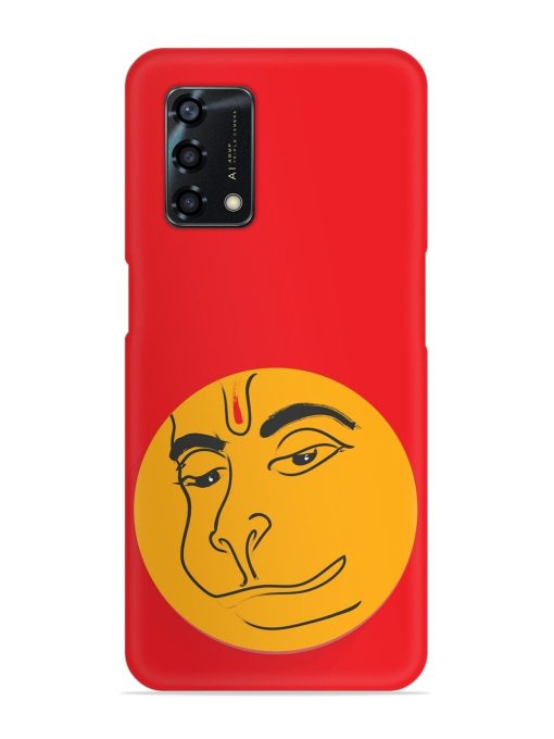 Lord Hanuman Vector Snap Case for Oppo F19S Zapvi